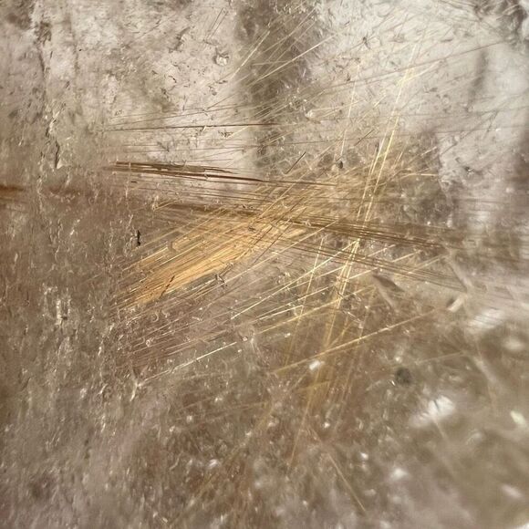 Golden Rutilated Quartz Crystal Freeform (#3) - Picture 13 of 14